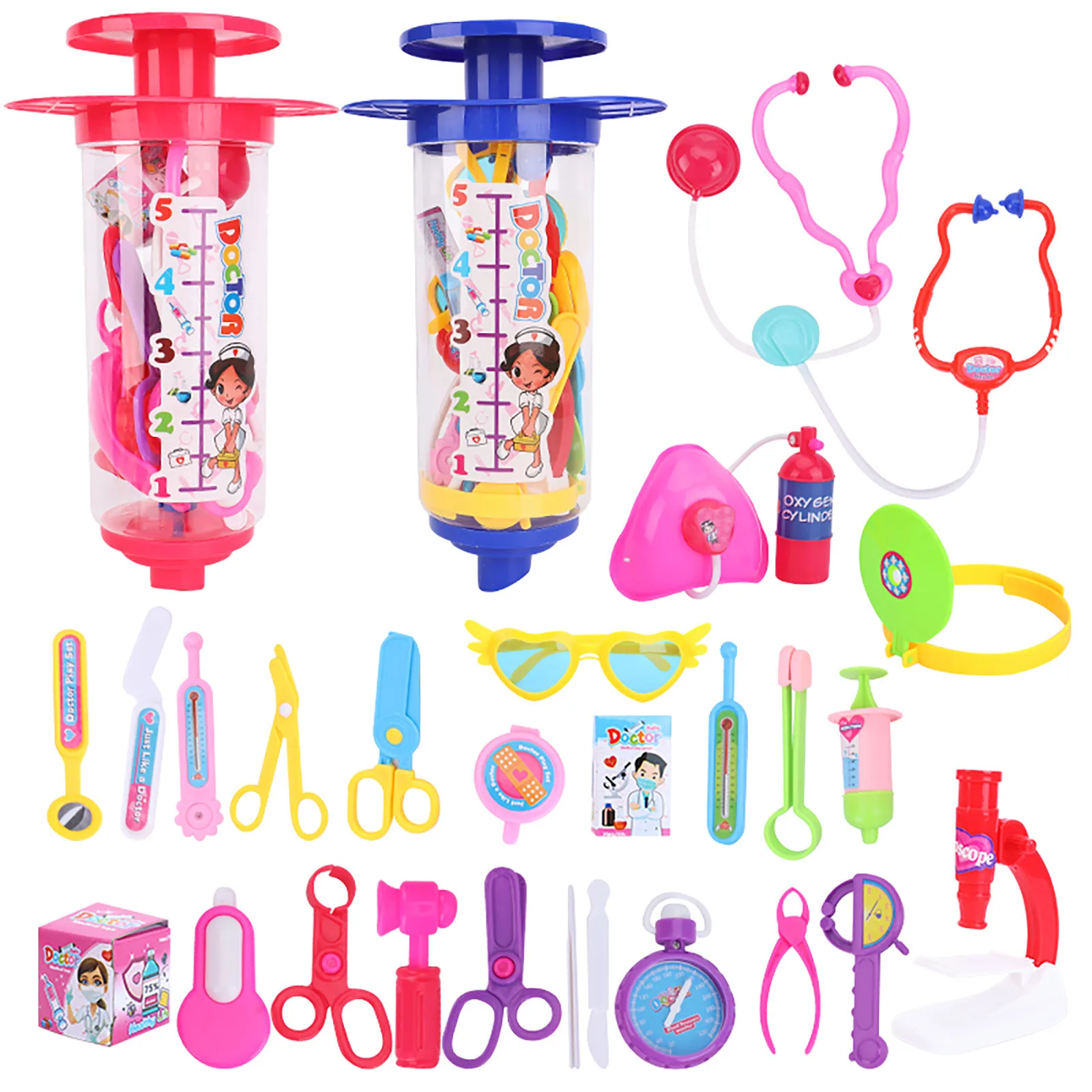 

New 2021 High Quality 14pc Kids Toy Kit, Pretend Dctor Toy Set For Toddlers And Kids Dress-up Kit Toys Toy Accessories For Kids