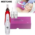 Автоматическая микроигольчатая ручка, штыковая Дерма-ручка, машинка для закручивания микроиглами, роликовый штамп, терапия, нано-наконечники для BB-свечения