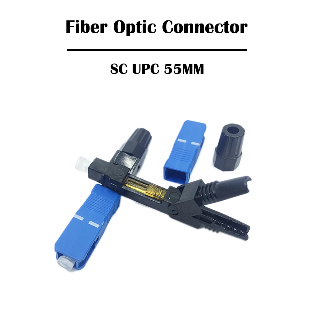10 шт./лот SC APC/UPC оптоволоконный соединитель холодное подключение FTTH 55 мм/52 мм