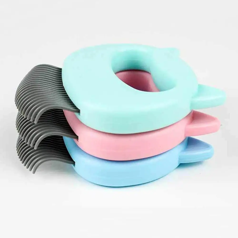 

Small Pets Comb Pets Cat Massage Brush Shell Shaped Handle Pet Grooming Massage Tool To Remove Loose Hairs Cats Supply in stock