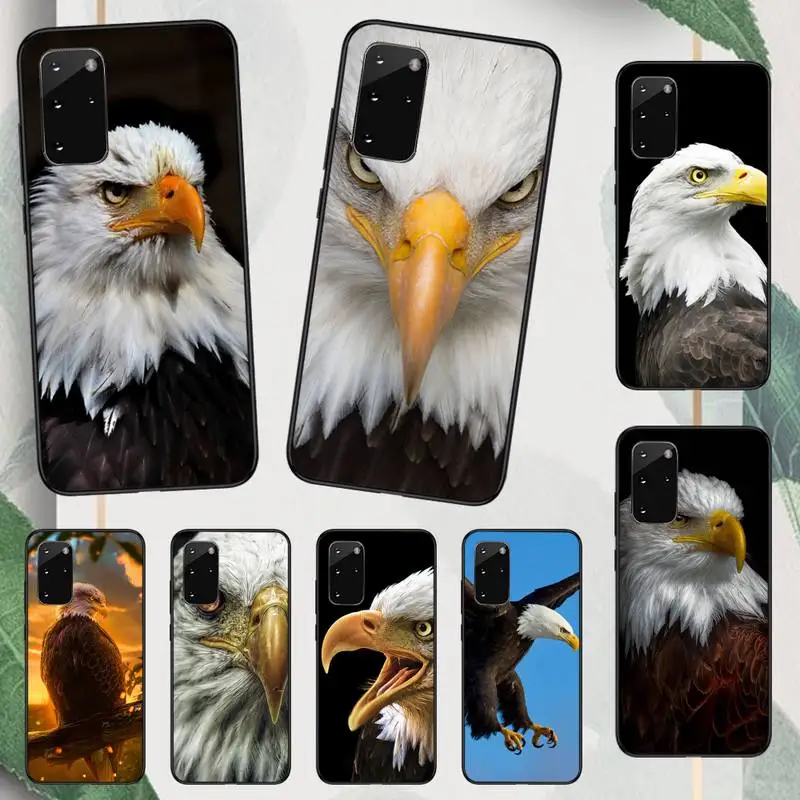 

King Of Birds Eagle animal Phone Case For Samsung galaxy A S note 10 7 8 9 20 30 31 40 50 51 70 71 21 s ultra plus