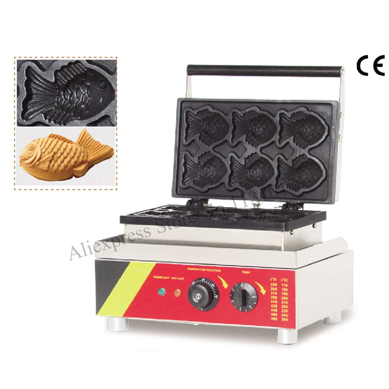 

Non-stick Electric Fish Cake Grill Machine Waffle Cookie Machine Taiyaki Machine