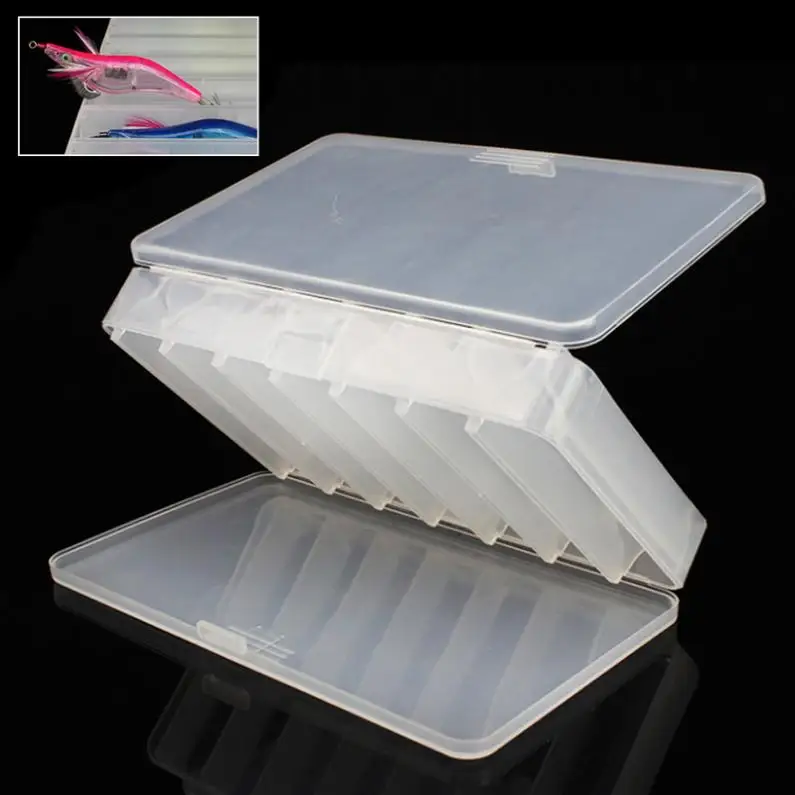 

Double Side 14 Compartments Fishing Lure Box for Minnow Shrimp Bait Metal Spoon Lures Storage Multi-function Fishing Tackle Box