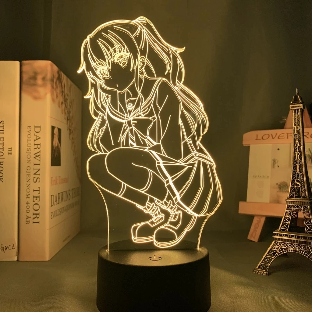 Luz Led de noche de Anime para decoración de dormitorio, lámpara de noche de regalo de cumpleaños, lámpara de noche, lámpara de noche, envío directo