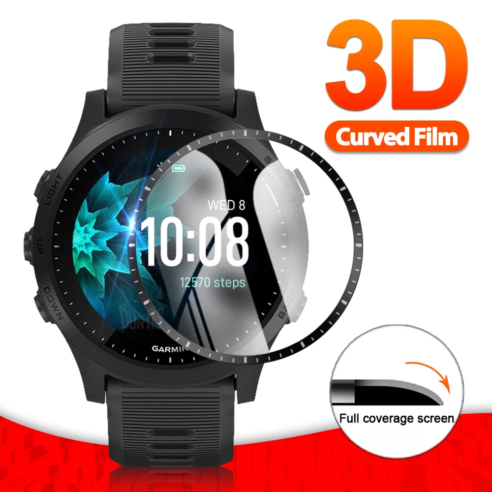 

3D Protective Film For Garmin Forerunner 945 Smart Watch Scratch resistant Screen Protector Cover for Garmin 945 (Not Glass)