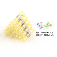 103050pcs thermal shrinkage electrical car wires connector solder extrusion terminals block cable termination wireway clamping