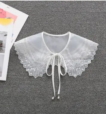 

Cravate Pour Homme Corbata Gravata Borboleta Fake Collar Female Easy To Wear Cloud Shoulder Doll Lace Japanese Cute Decorative