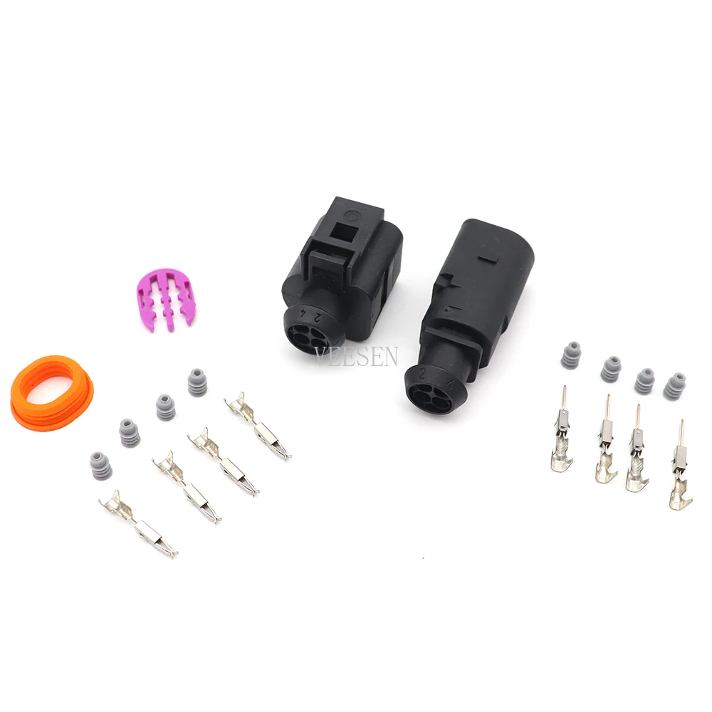 5 комплектов 4P 1 круглый Автомобильный датчик температуры воды ABS штекер для Magotan VW