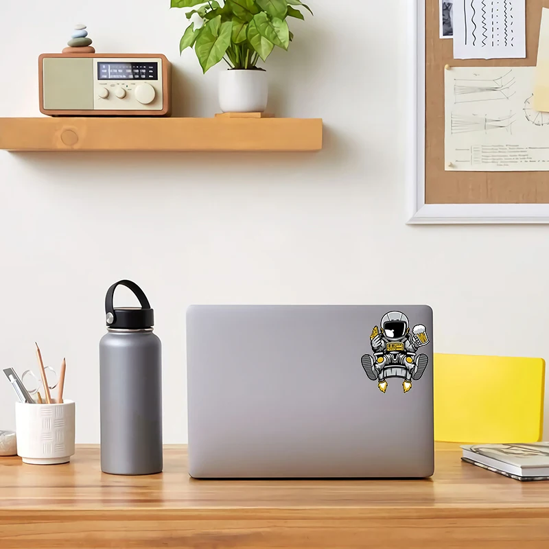 Наклейки для автомобиля RuleMylife супер крутой астронавт напиток пиво забавный