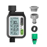 electronic irrigation regulator automatic irrigation timer with 3 separate timing programs outdoor garden irrigation tool