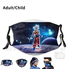 Маска с принтом моющийся фильтр смешной рот неизвестный Аниме Сон Гоку Ультра инструмент