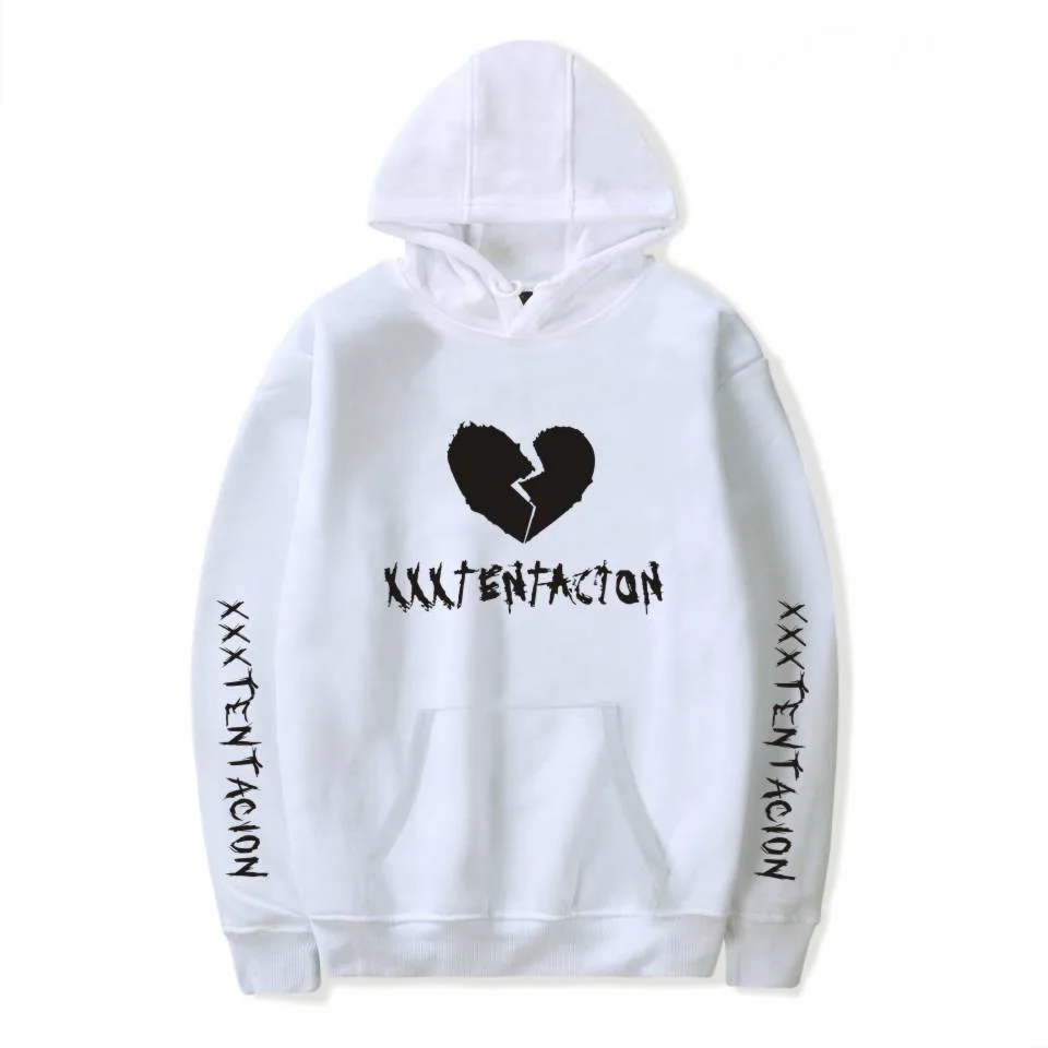 XXXTentacion Hoodies Hip Hop Fashion Letter Print Streetwear Popular Men Women Loose Sweatshirt Revenge Couple | Женская одежда