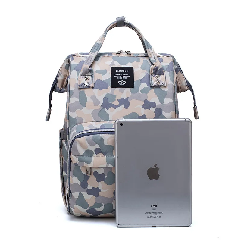 Сумка для подгузников Lequeen многофункциональный водонепроницаемый ранец большой