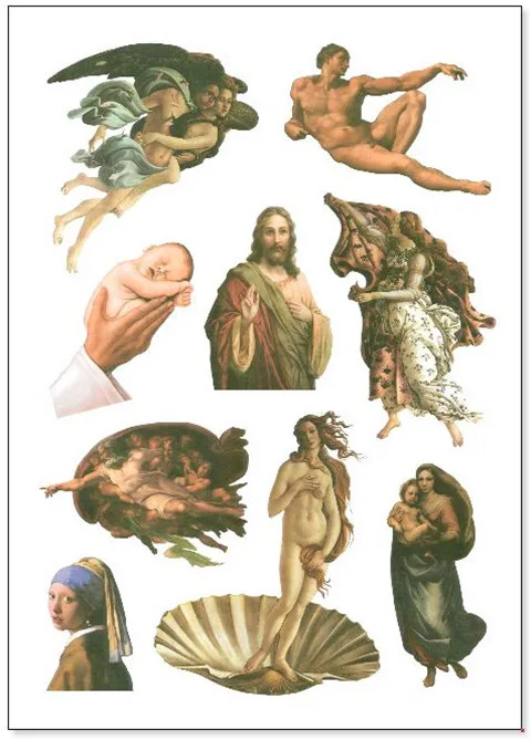 9 шт./упак. винтажная картина с древним греческим масляным рисунком альбом