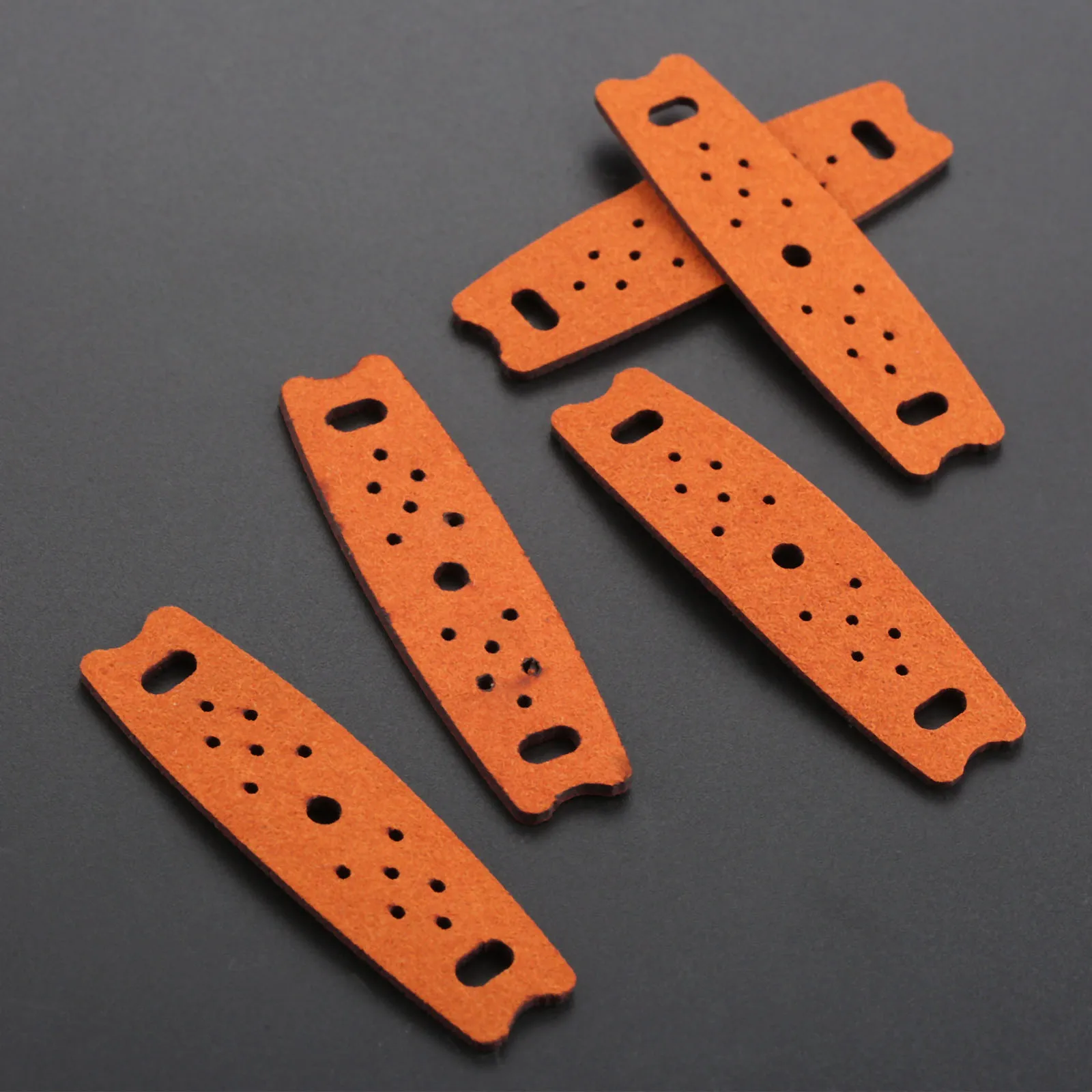 5 шт. коричневый рогатки Чехлы Чехол микрофибра кожа + дыропробивная машина на