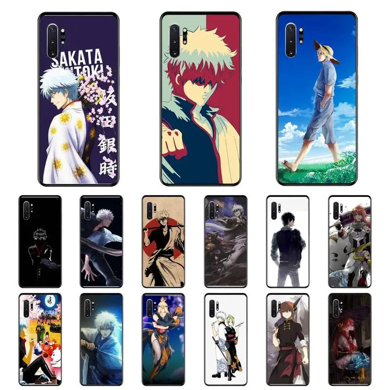 

Gintama Phone Case For Samsung Note 7 8 9 20 Note 10 Pro lite 20ultra M20 M10 Case