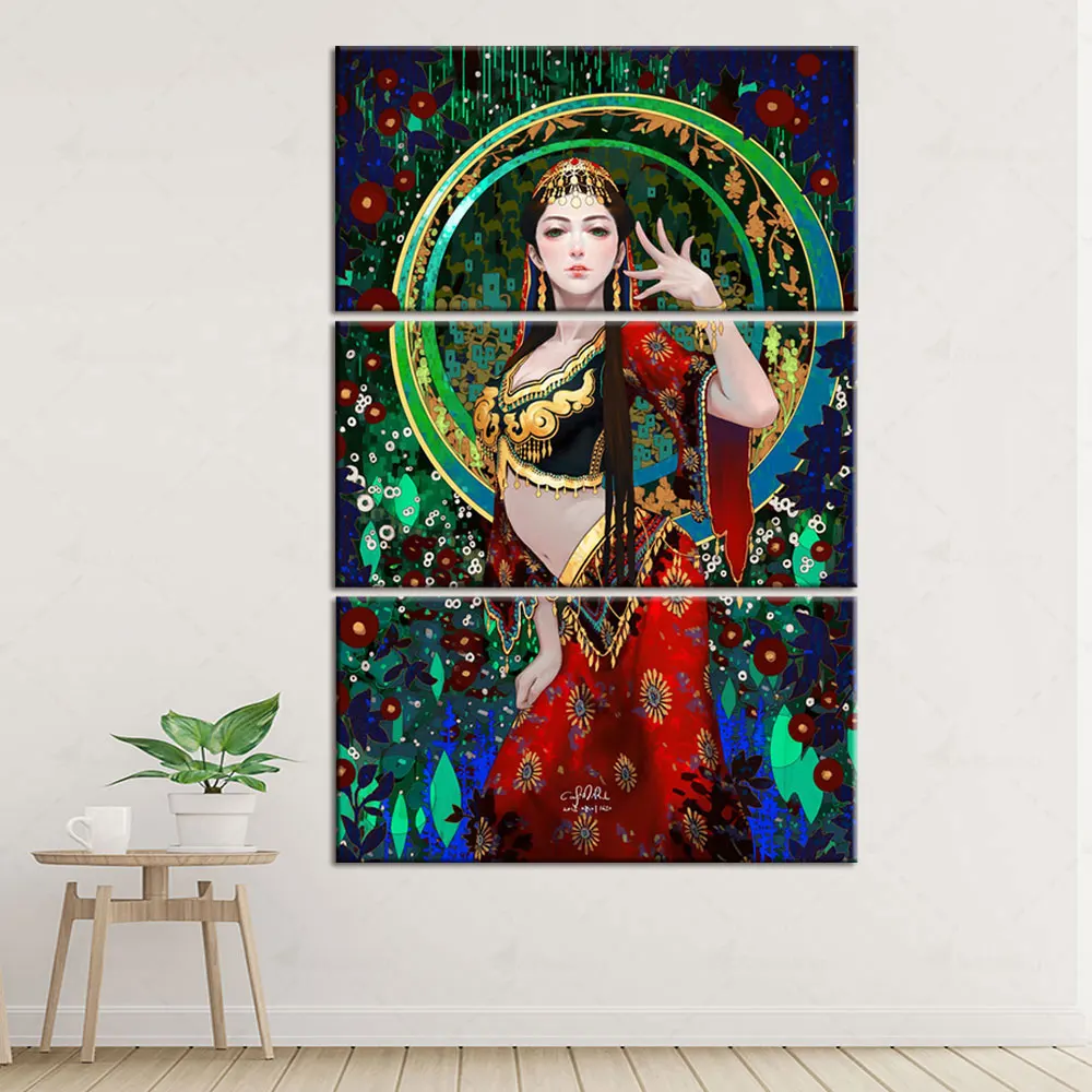 

Художественный макияж, красота, винтажный декор, картины HD, 3 шт., постеры, художественный человеческий боди-арт, Висячие картины для отеля, бесплатная доставка