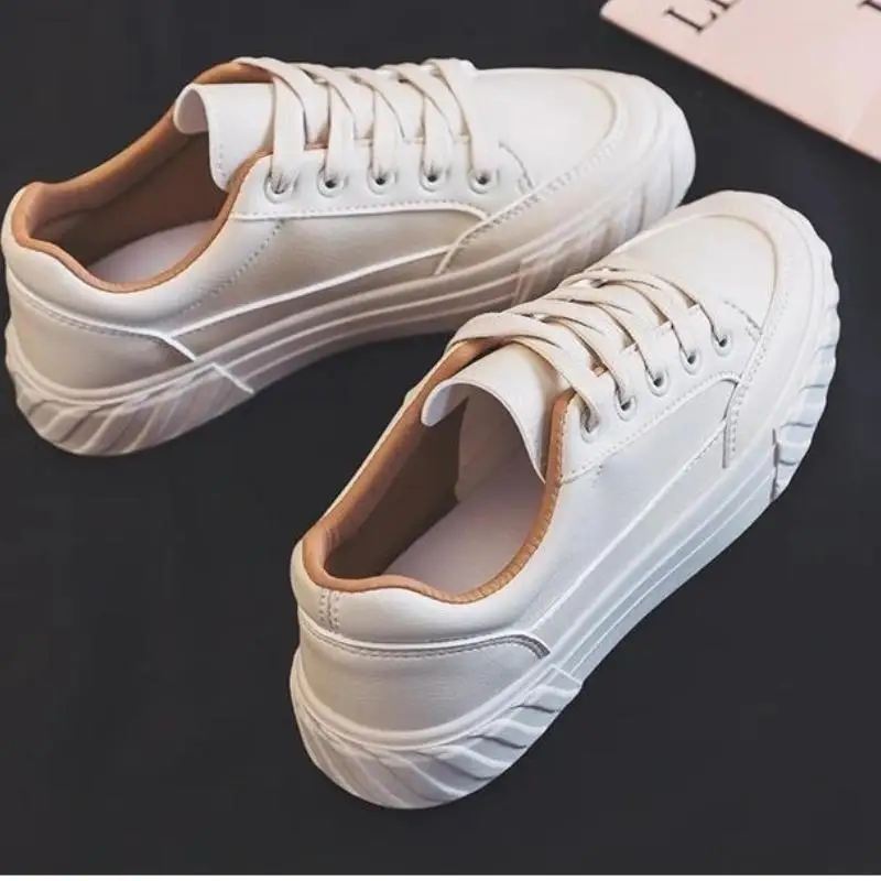 

New Summer 2021 Sewing Off White Women's Sneakers Womens Vulcanize Flat Sport Shoes For Ladies Woman's Shoe Zapatillas Mujer