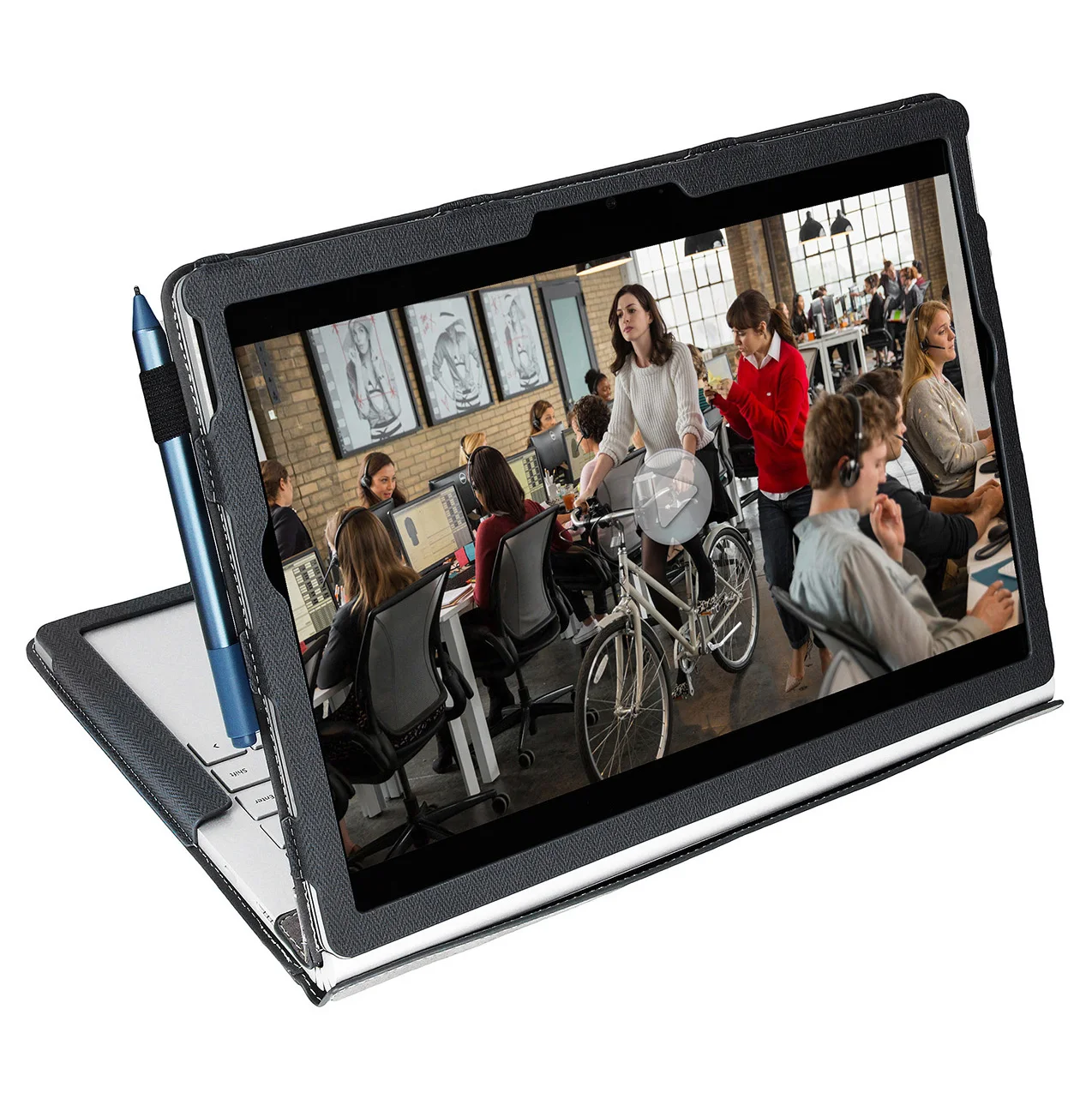 Новая обновленная версия чехол для ноутбука для microsoft Surface Book 2 13,5-дюймов-Премиум PU съемный флип-чехол-книжка