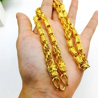 with faucet prayer beads chain yellow gold filled mens thick necklace beautiful gift