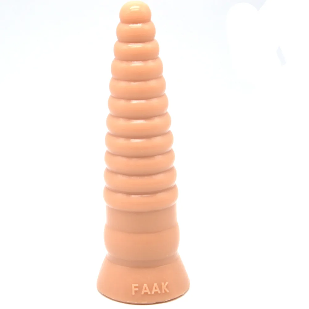 NNSX спиральная оболочка Анальная затычка Для женщин мужчин силиконовый дилдо