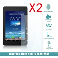 2pcs tablet tempered glass screen protector cover for asus fonepad 7 me372cg hd eye protection breakage tempered film