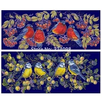 red sparrow and tit birds patterns counted cross stitch 11ct 14ct 18ct diy chinese cross stitch kits embroidery needlework sets