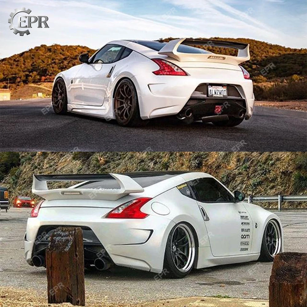 ФАП + спойлер для багажника из углеродного волокна Nissan 370Z Z34 AM Style комплект тюнинга