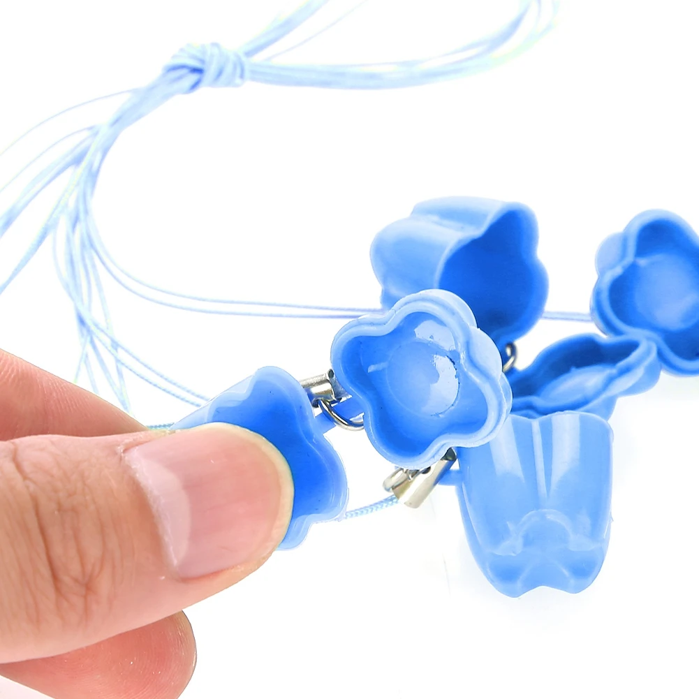 

5Pcs Cute Children's Mini Collecting Container Tooth Shape Deciduous Teeth Storage Chain Box Tooth Souvenir Save Tools With Rope