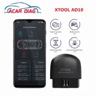 Сканер диагностический XTOOL AD10 OBD2, Bluetooth 4,2, ELM327