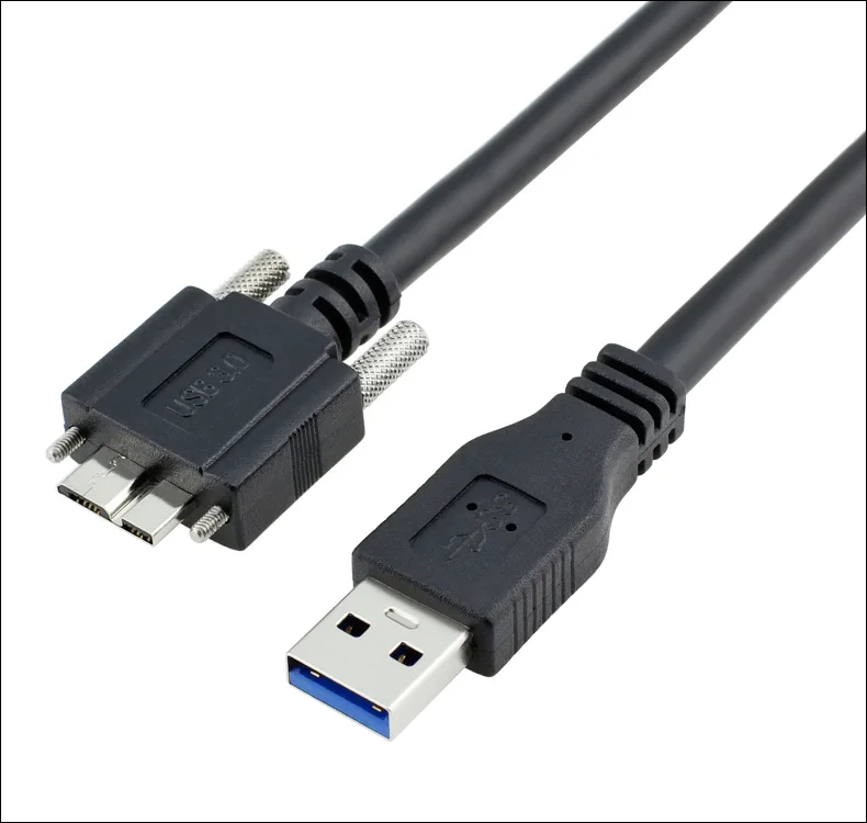 Суперскоростной Кабель USB 3 0 штекер A на Micro B 1 м 2 может быть закреплен винтами для