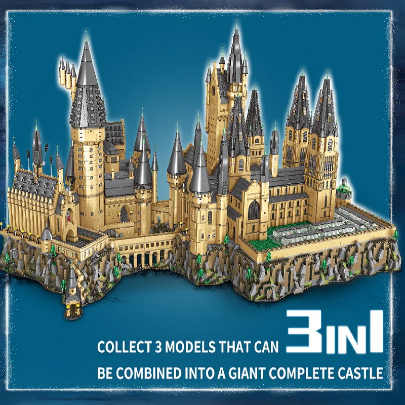 

2021 New Model Magic Movie Castle centra 16060 compatible 7315 7316 7317 Model Assembly Building Blocks brick Christmas Gifts