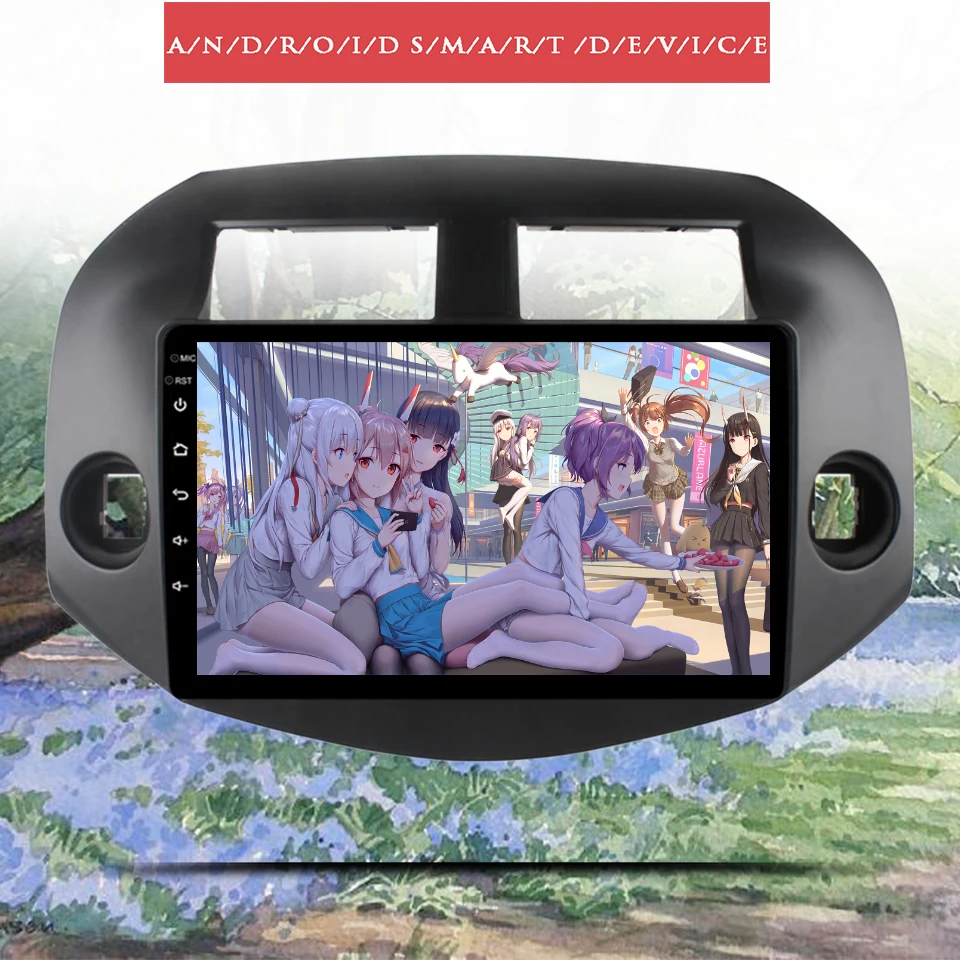 Android 10 0 GPS навигация 2 DIN Автомобильный мультимедийный плеер для toyota rav4 2007 2008 2009 2010