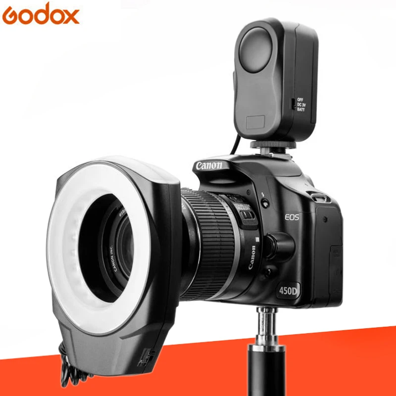 

Кольцевая вспышка Godox ring48 для макросъемки, светодиодная лампа для Nikon, Pentax, Canon 7D, 6D, 1D, 5diii, 1100D, 60D, 600D, 5DII, 550D, DSLR