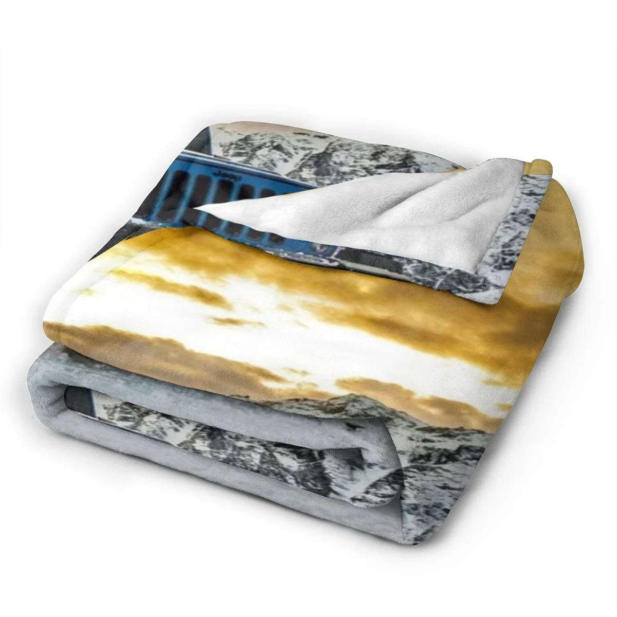 Фланелевое бархатное плюшевое одеяло Jeep покрывало для дивана с 3D принтом