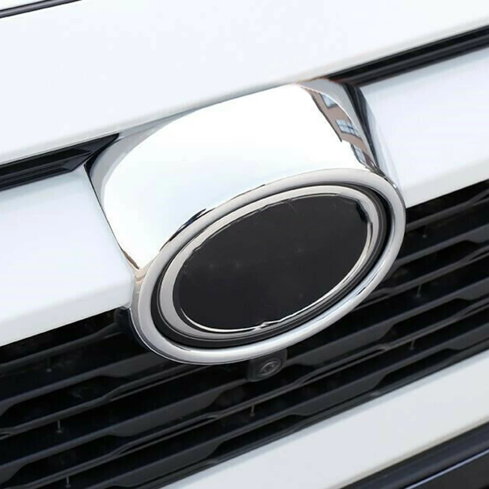 

1pc Decorative Frame ABS Plastic Cover Decorative For 2019-2020 Toyota RAV4 Frame Front Logo Practical