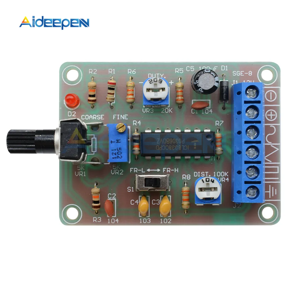 ICL8038 интегральный Функциональный модуль генератора сигнала синусоидальный сигнал прямоугольной треугольная панель