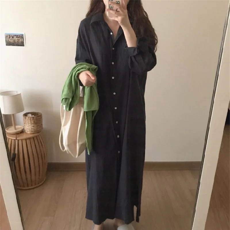 BGTEEVER-повседневное женское платье-рубашка осень 2019 элегантное платье с V-образным