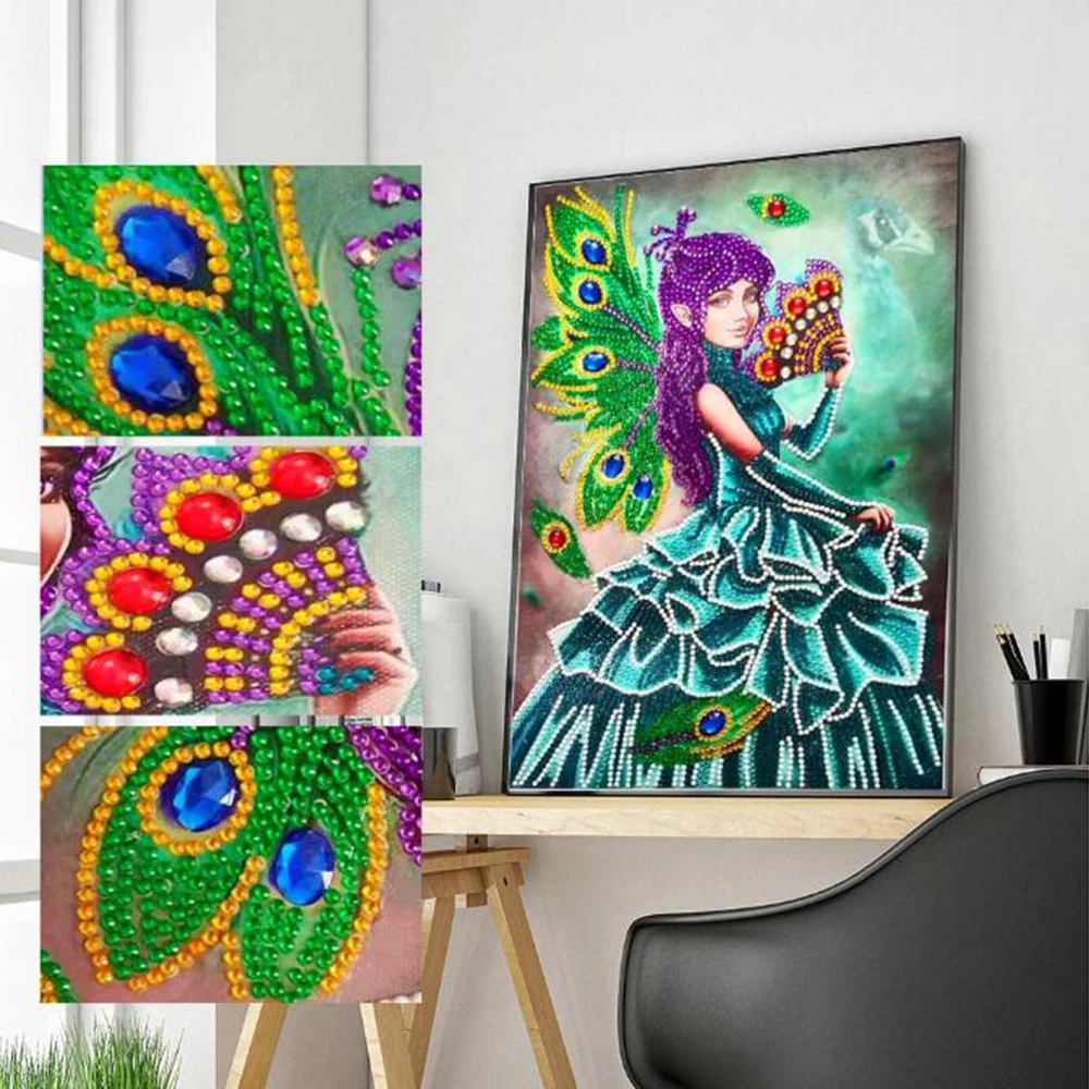 

Алмазная живопись особой формы 5D «сделай сам», красивая девушка, алмазная живопись, мозаика, Набор для вышивки крестиком, домашние украшени...