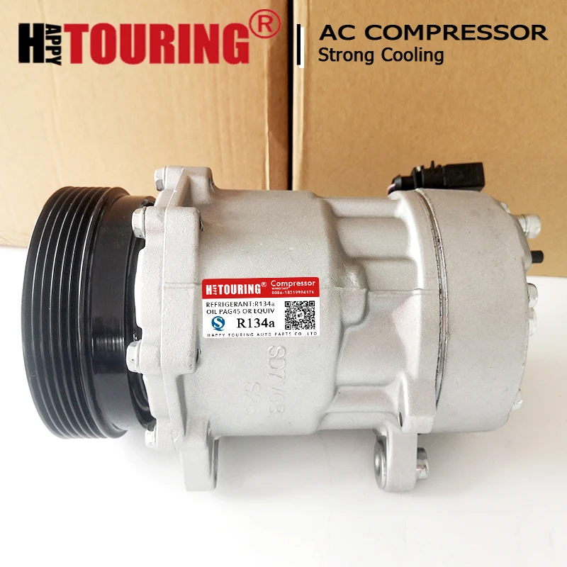 SD7V16 Автомобильный компрессор кондиционера для Volkswagen Golf Mk4 1997-2003 1J 0820803 К N F E L