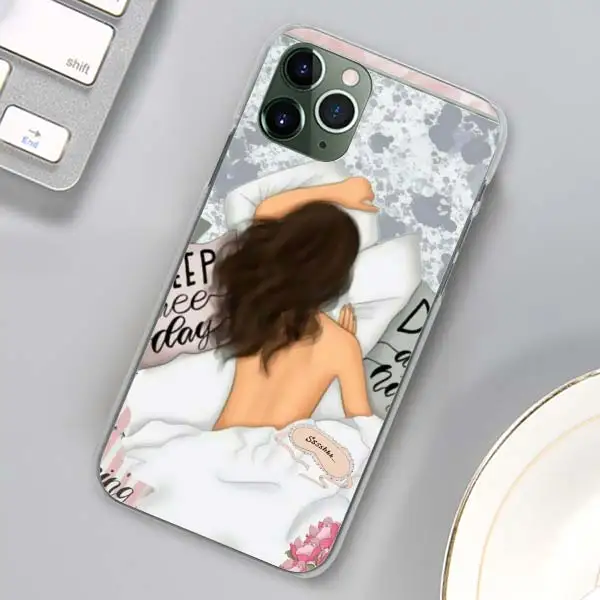 Девушка босс розовый женский телефон чехлы для Apple iPhone 11 Pro Max X XR XS MAX 11 Pro 7 8 6 6s Plus 5 5S SE жесткий чехол - Цвет: H02