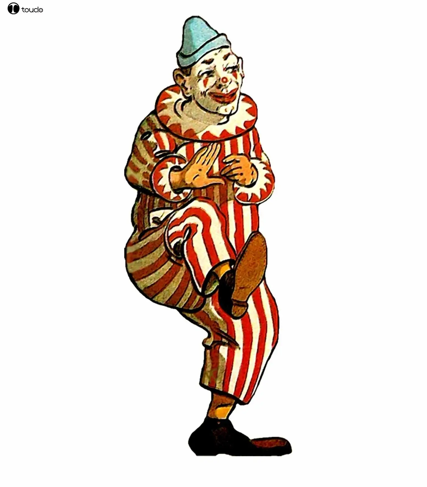 Новинка брендовая популярная Ретро футболка Винтажная с принтом клоуна демона