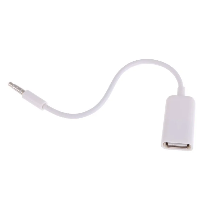 

Кабель-Переходник USB (гнездо)/AUX (штекер) 3,5 мм