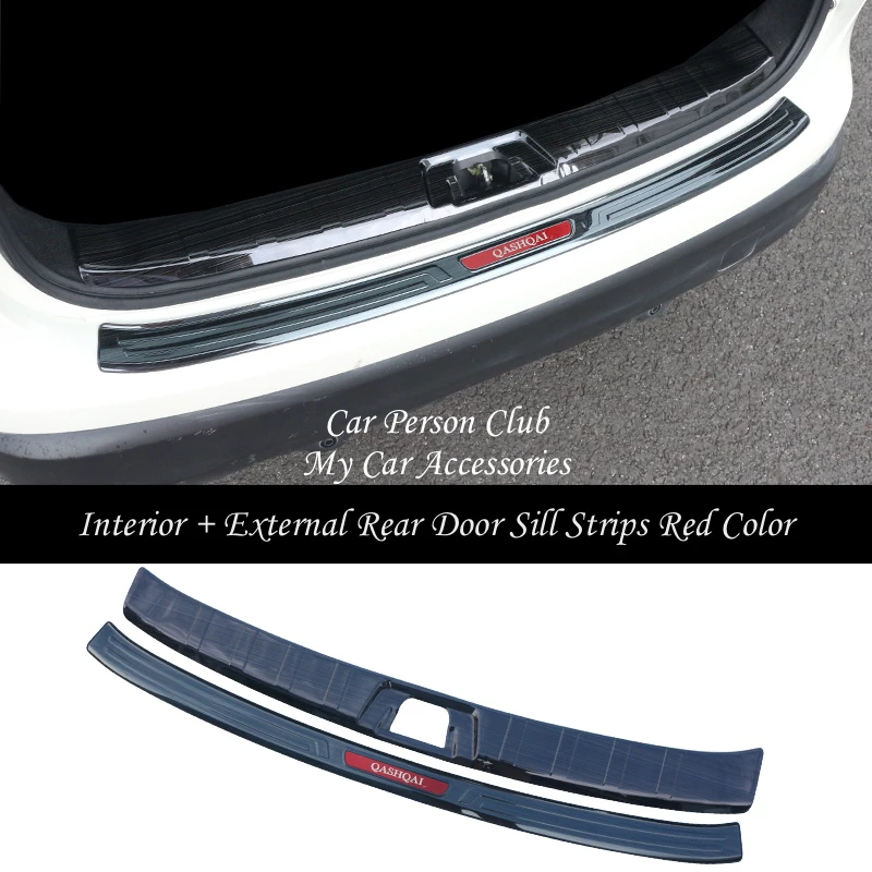 Накладки на педали для заднего порога двери из нержавеющей стали защитная