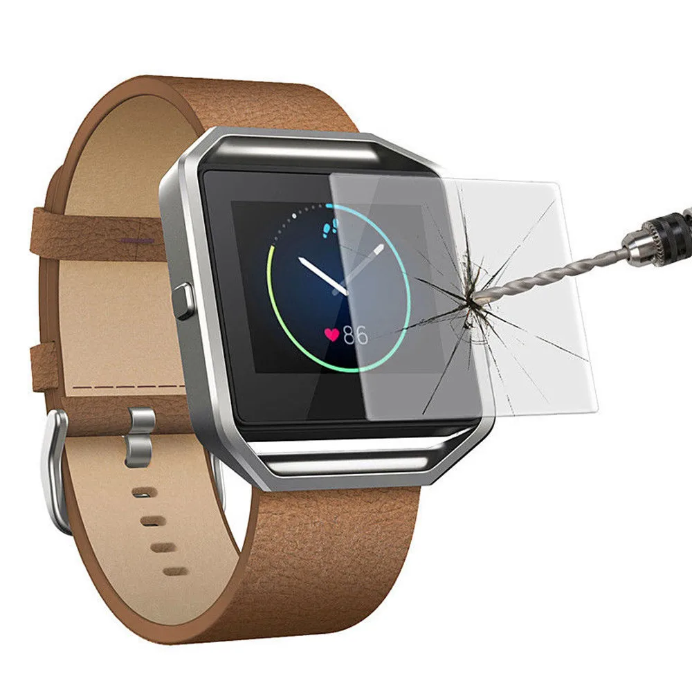 Взрывозащищенное Закаленное стекло класса премиум для Fitbit Blaze 2 шт. | Электроника