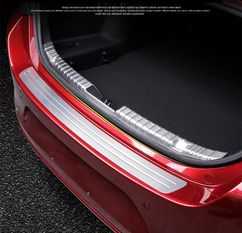 Для Mazda3 Mazda 3 Axela 2019 2020 Автомобильная накладка на задний бампер антиударные