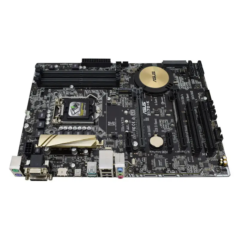 Материнская плата ASUS Z170-K 1151 Z170 материнская DDR4 с поддержкой Core i7 6700K i3 7350K