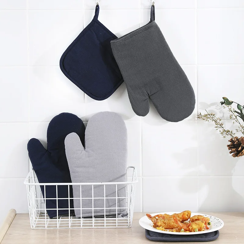 

Extra-Thick Heat-Resistant Gloves For Household Microwave Oven Baking Tools