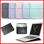 Чехол-подставка из искусственной кожи для Macbook Air Pro Retina 11 12 13 16 15, чехол для ноутбука XiaoMi Air 13,3, защита для Huawei