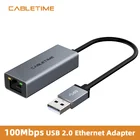 Ethernet-адаптер CABLETIME USB2.0 RJ45, 100 Мбитс